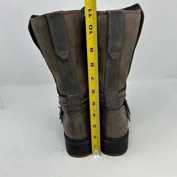 Timberland Whittemore Women's Brown Gray Leather Mid Calf Boots Size 6.5 - Picture 9 of 15